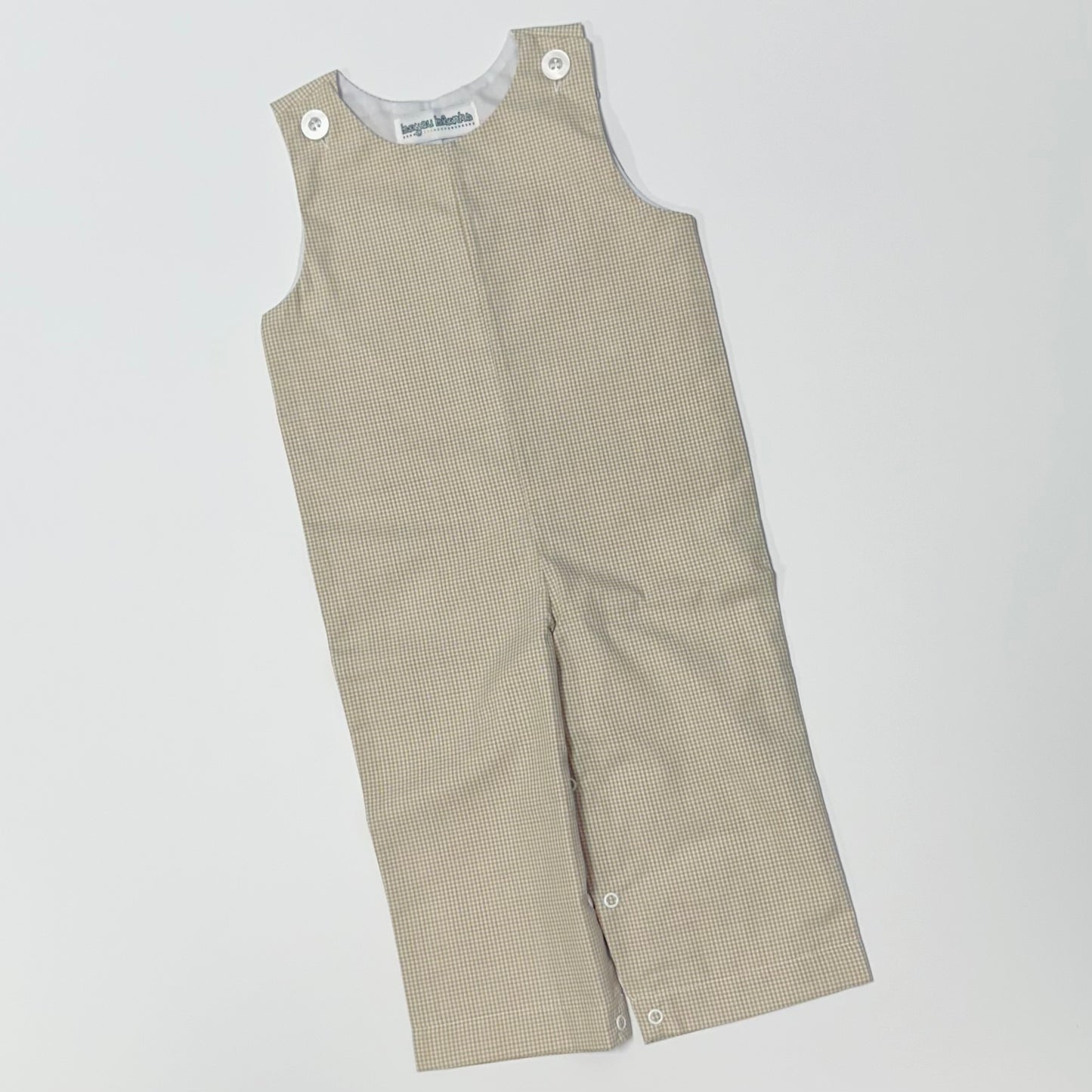 WALLCE LONGALL--Khaki Gingham