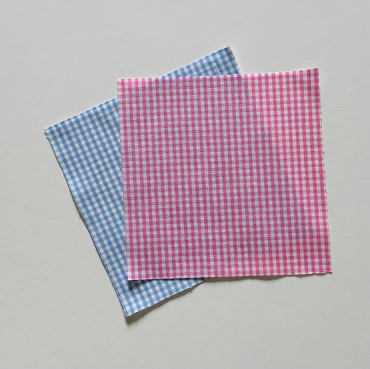 Gingham Fabric Square - SMALL for Baby Collection