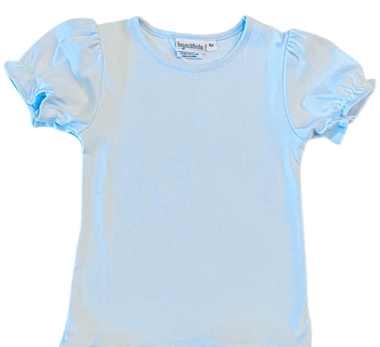 NEW Girl Short Sleeve - Baby Blue