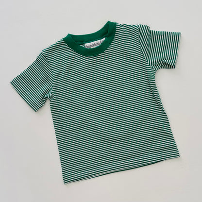 PRE-ORDER Knit Stripe Short Sleeve Shirt - Set to arrive March 14th