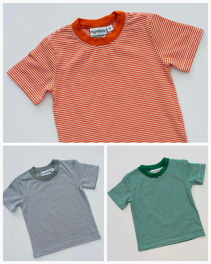 PRE-ORDER Knit Stripe Short Sleeve Shirt - Set to arrive March 14th