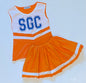 #12—Orange/White Cheer Outfit