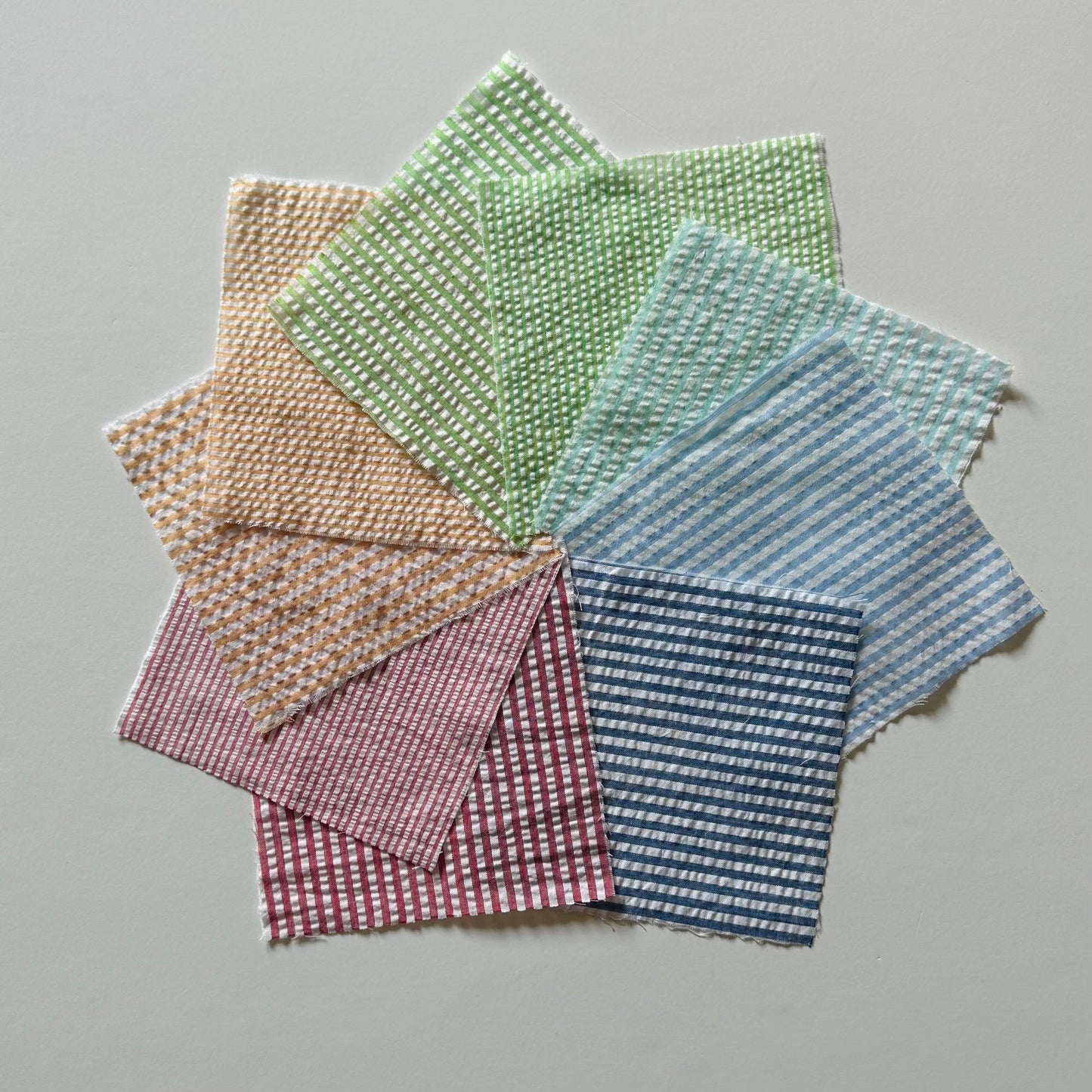 Seersucker Fabric Square