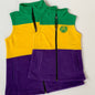 Mardi Gras Fleece Vest