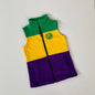 Mardi Gras Fleece Vest