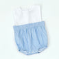 PRE-ORDER White Top Bubble - Blue Gingham - Set to arrive March 14th